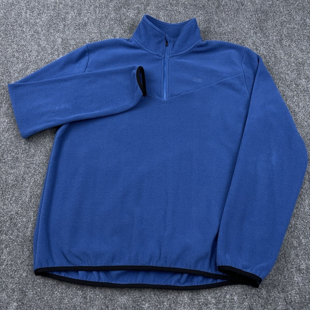ASOS 4505 Fleece 1/4 Zip Pullover Men's XL Blue Mock‎ Neck Ski Snow Outerwear
